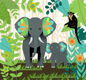 "Elephant", 2023, Digital Illustration