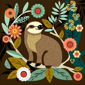 "Sloth", 2023, Digital Illustration